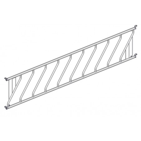 VOEDERHEK JOURDAIN OBLIQUE JONGVEE 4.00 M / 9 PL