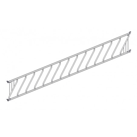 VOEDERHEK JOURDAIN OBLIQUE JONGVEE 6.00 M / 15 PL